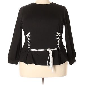 Eloquii front tie top size 3x 22 24